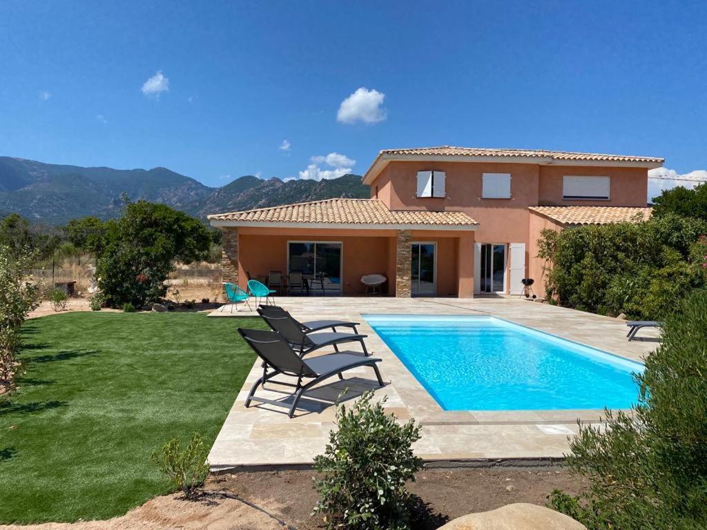 Villa Chez Geraldine Piscine Chauffee, Proche Plage Et Riviere Lecci Kültér fotó
