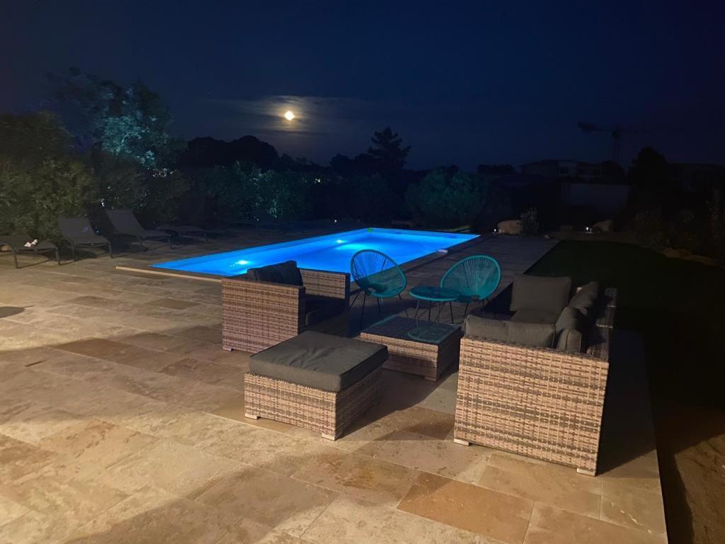 Villa Chez Geraldine Piscine Chauffee, Proche Plage Et Riviere Lecci Kültér fotó