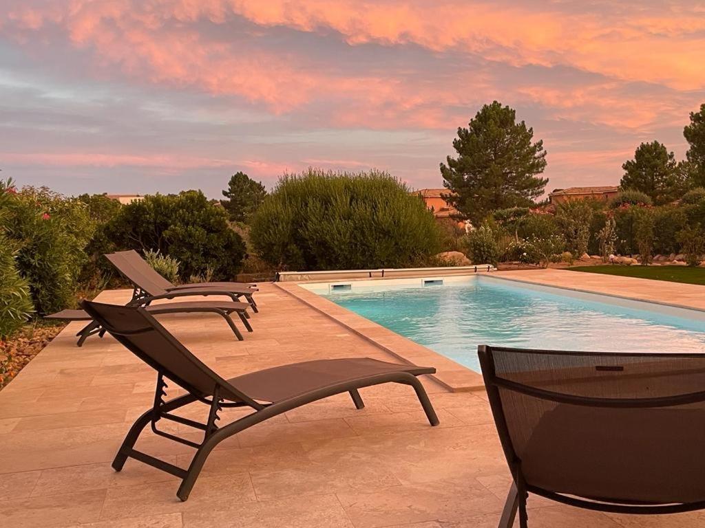 Villa Chez Geraldine Piscine Chauffee, Proche Plage Et Riviere Lecci Kültér fotó